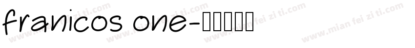 franicos one字体转换
